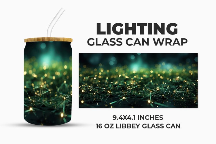 Lighting Glass Can Wrap example image 1
