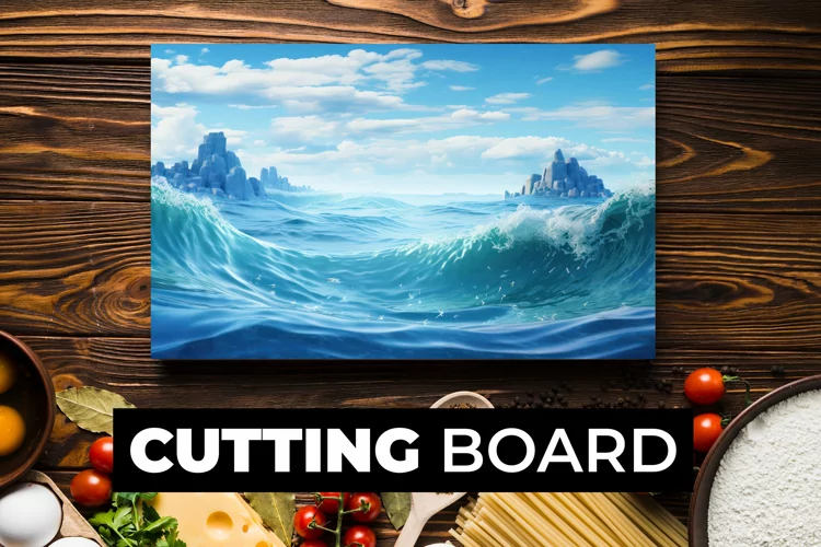 Ocean Cutting Board Sublimation