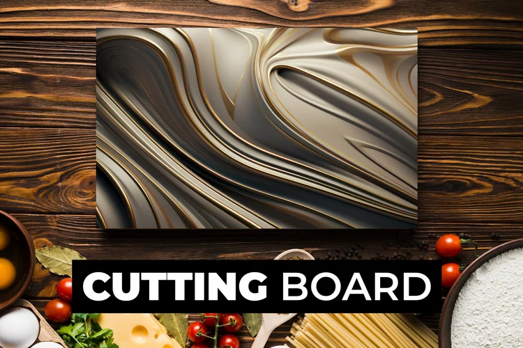 3D Abstract Cutting Board Sublimation