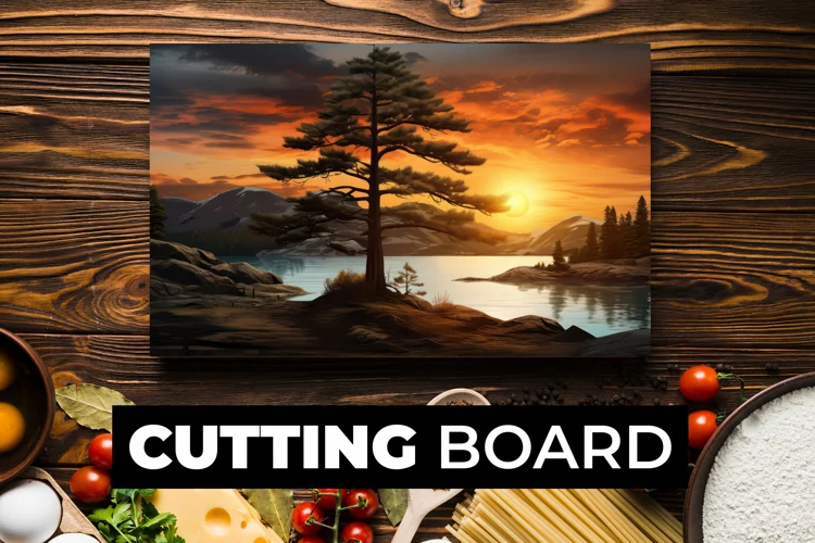 Nature Cutting Board Sublimation