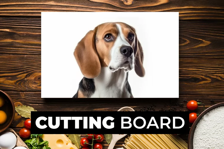 Dog Cutting Board sublimation