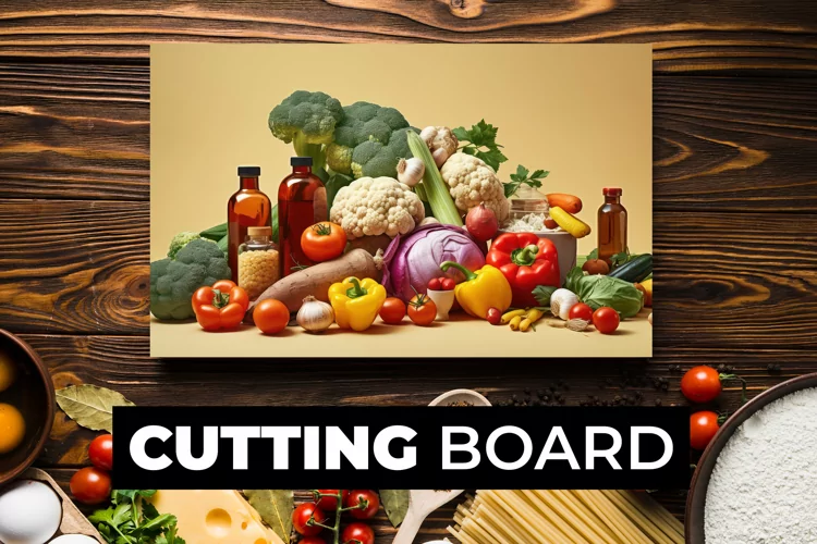 Mix Fruit Juices Cutting Board sublimation