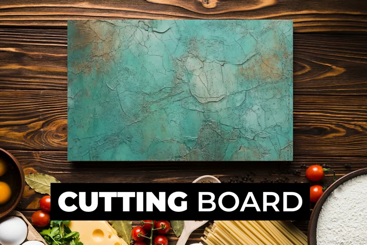 Green Crack Wall Cutting Board sublimation