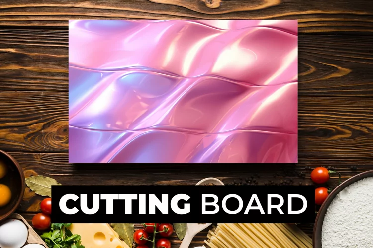 3D Pink Cutting Board Sublimation