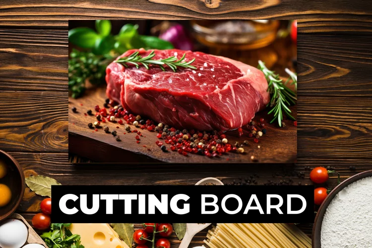 Raw Meat Cutting Board sublimation