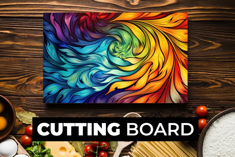 Colorful Cutting Board Sublimation