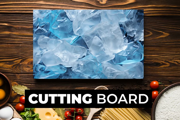 Crystal Ice Cutting Board Sublimation