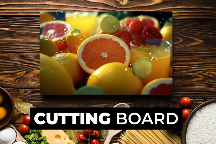 Mix Fruits Cutting Board sublimation