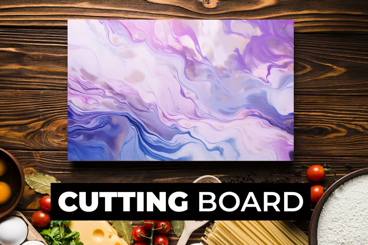 Colorful Liquid Cutting Board Sublimation
