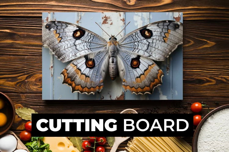 Butterfly Cutting Board sublimation