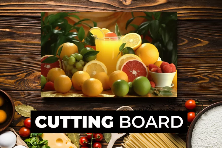 Mix Fruits Cutting Board sublimation