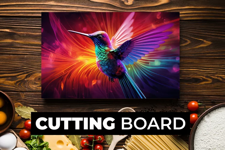 3D Bird Cutting Board Sublimation