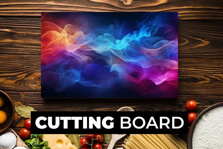 Multicolor Cutting Board Sublimation
