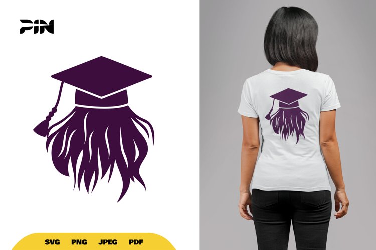 Graduation Girl SVG - Graduation Girl Clipart - Girl SVG