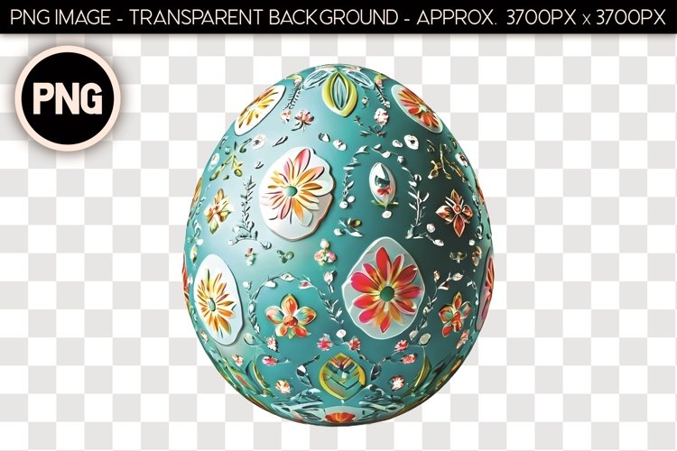 Chocolate Easter Egg PNG Isolated Object example image 1