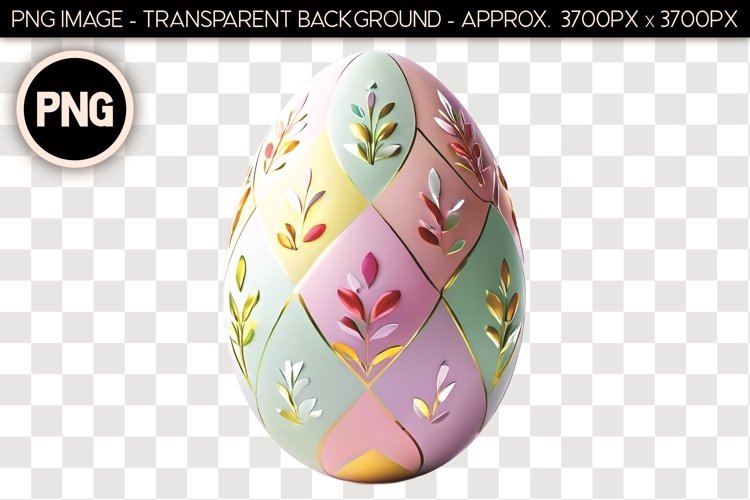 Chocolate Easter Egg PNG Isolated Object example image 1