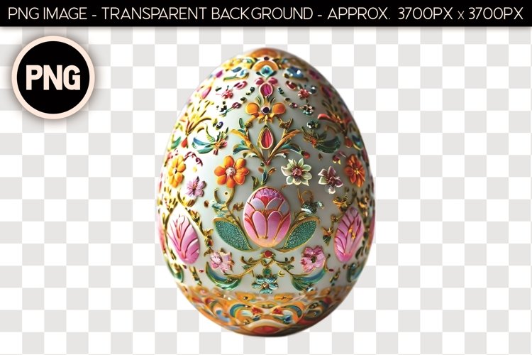 Chocolate Easter Egg PNG Isolated Object