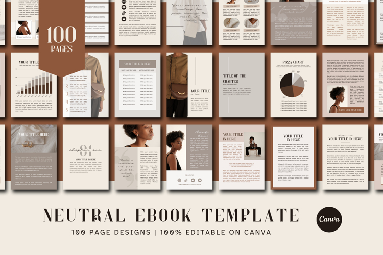 Neutral Ebook Design | Canva Template
