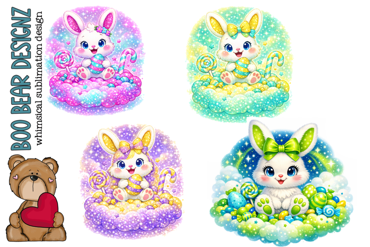 Whimsical Easter Bunny Clipart