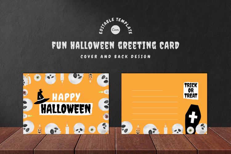 Fun Halloween Greeting Card | Canva Template