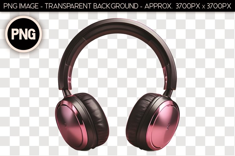 Headphones PNG Isolated Object example image 1