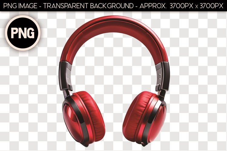 Headphones PNG Isolated Object