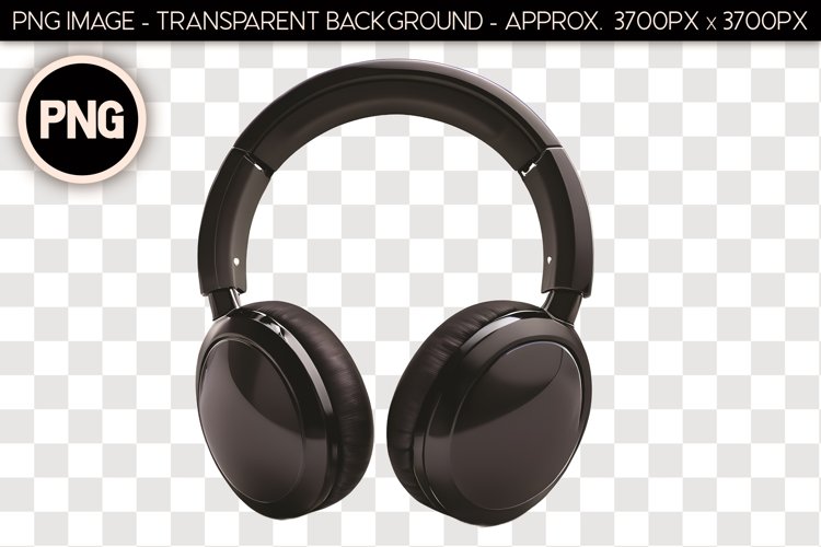 Headphones PNG Isolated Object example image 1