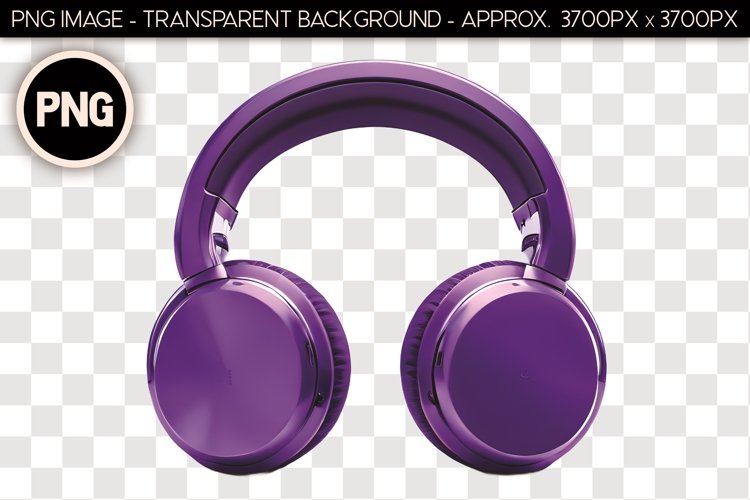 Headphones PNG Isolated Object example image 1