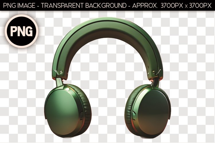 Headphones PNG Isolated Object example image 1