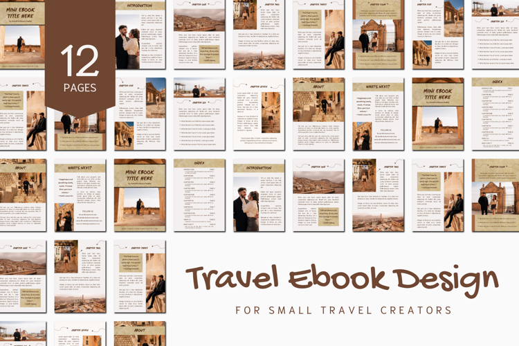 Travel Ebook for Small Creators | Canva Template