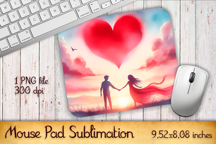 Big Love Mouse Pad Design