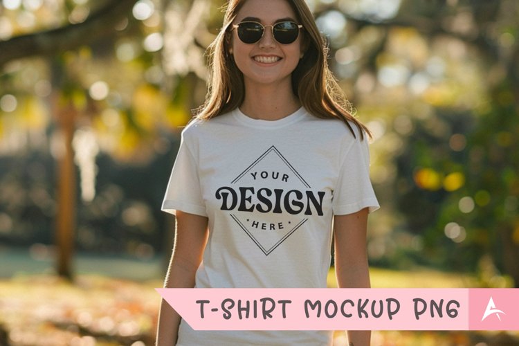 White Tshirt Mockup Image 14