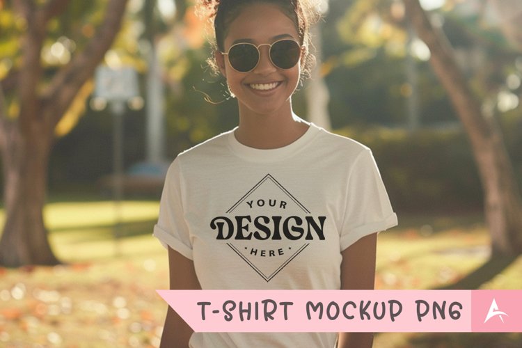 White Tshirt Mockup Image 12