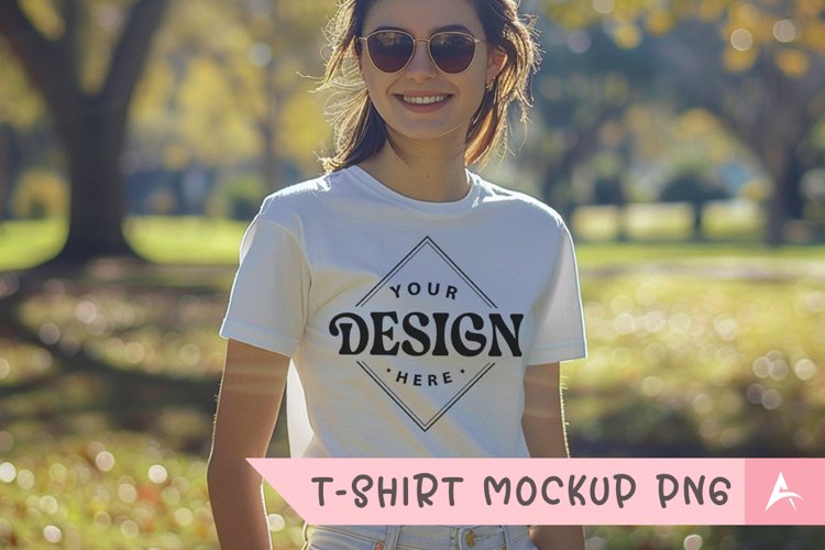 White Tshirt Mockup Image 7
