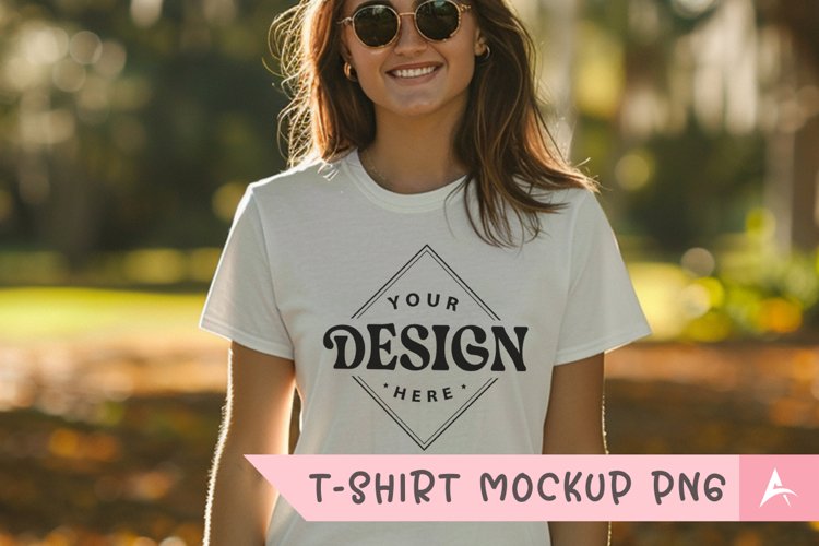 White Tshirt Mockup Image 4