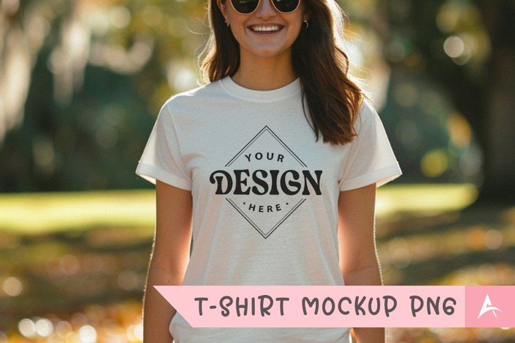 White Tshirt Mockup Image 19