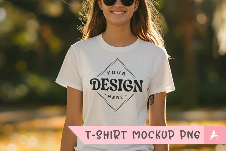 White Tshirt Mockup Image 7
