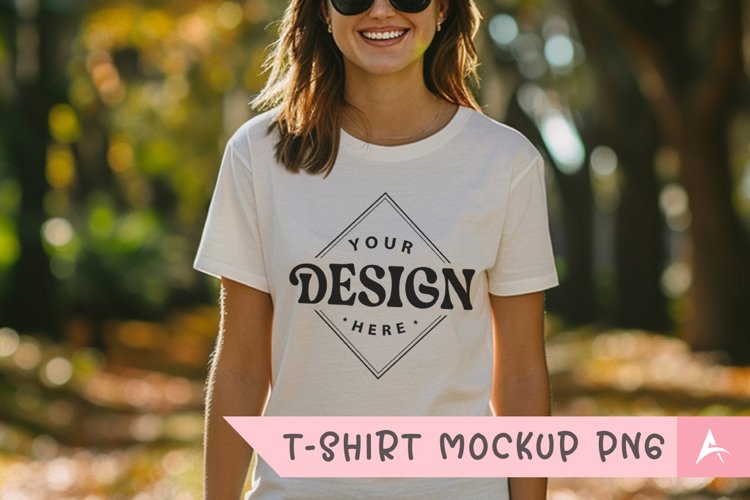 White Tshirt Mockup Image 17