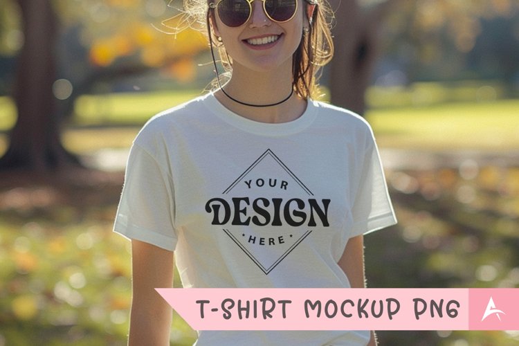 White Tshirt Mockup Image 9