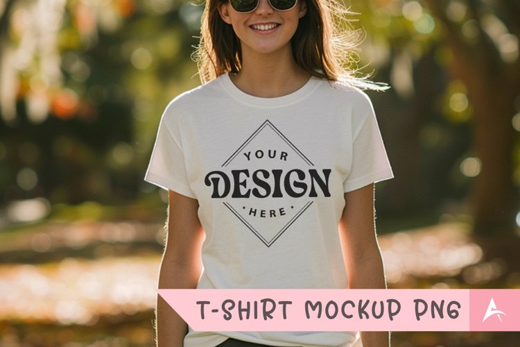 White Tshirt Mockup Image 24