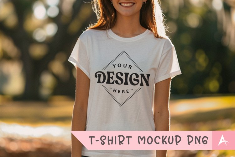 White Tshirt Mockup Image 8