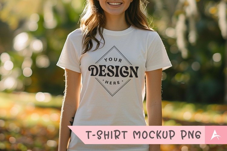 White Tshirt Mockup Image 7