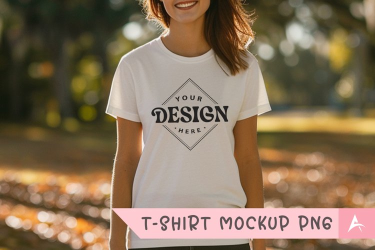 White Tshirt Mockup Image 10