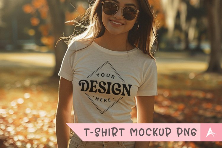 White Tshirt Mockup Image 13