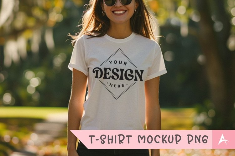 White Tshirt Mockup Image 4