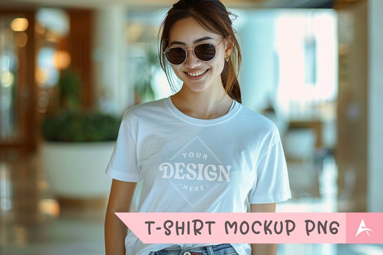 White Tshirt Mockup Image 5