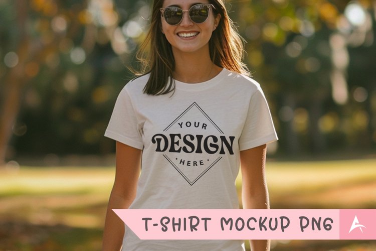 White Tshirt Mockup Image 19