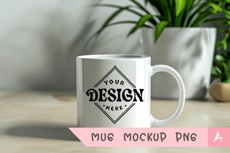Coffee Mug Mockup Placed on a Learn more