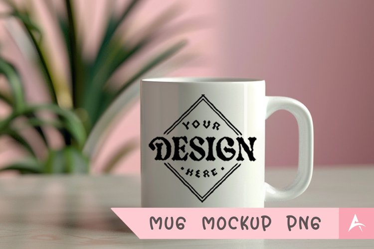 Coffee Mug Mockup Placed on a Learn more