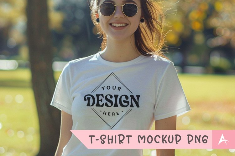 White Tshirt Mockup Image 9